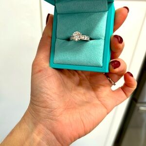 2 Carat Moissanite. Size 6 1/2.